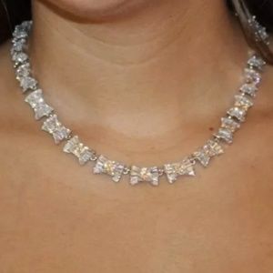 Kate Spade Le Soir Crystal Bow necklace